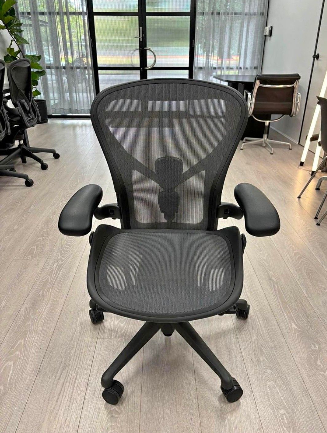 Herman Miller Remastered Aeron - Size B in Graphite - 2020 Models