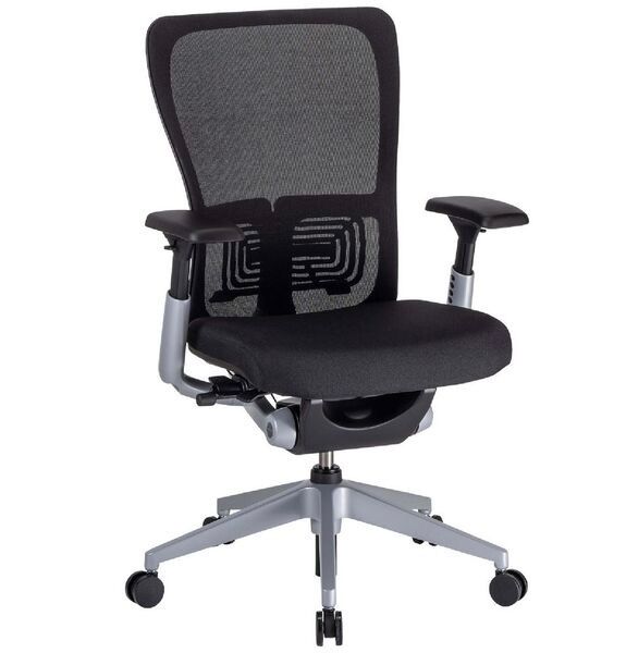 Haworth Zody Chair With Arms - Aluminium Base
