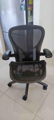 Herman Miller Aeron Classic With PostureFit &amp; Adjustable Arms - Size C