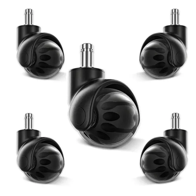 2 Inch Ball Type Furniture Office Chair Nylon PU Castors (Set of 5)