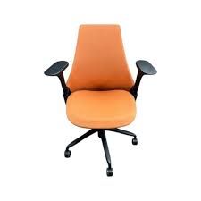 Herman Miller Sayl Chair with Armrests - Orange upholstered back