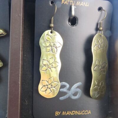 Boucle d'oreille laiton