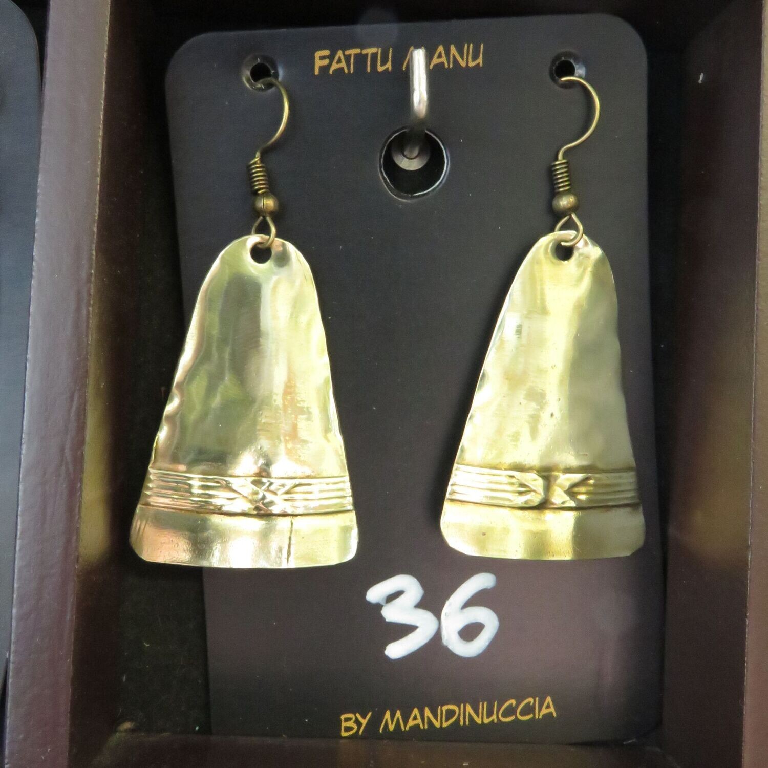 Boucle d'oreille laiton