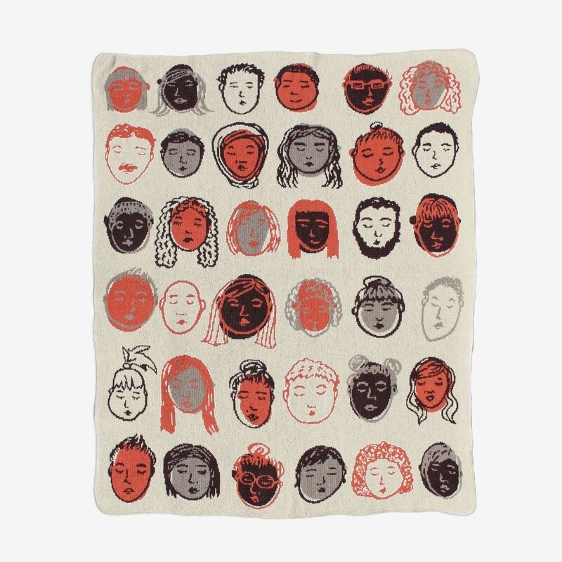 Friendly Faces Throw
