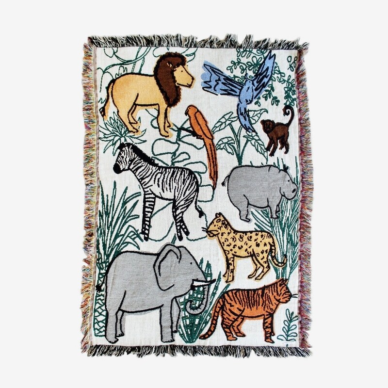 Into the Jungle Mini Throw