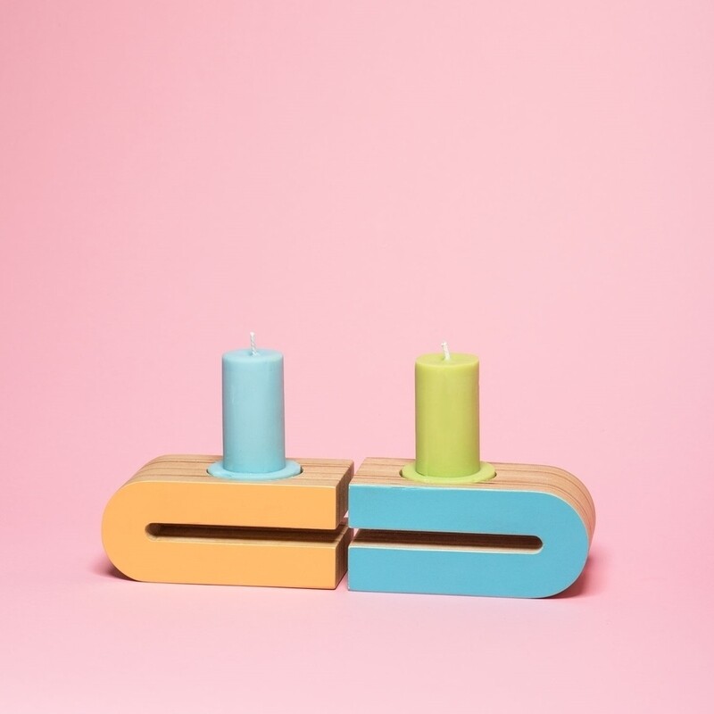 Parallax Candle Holder