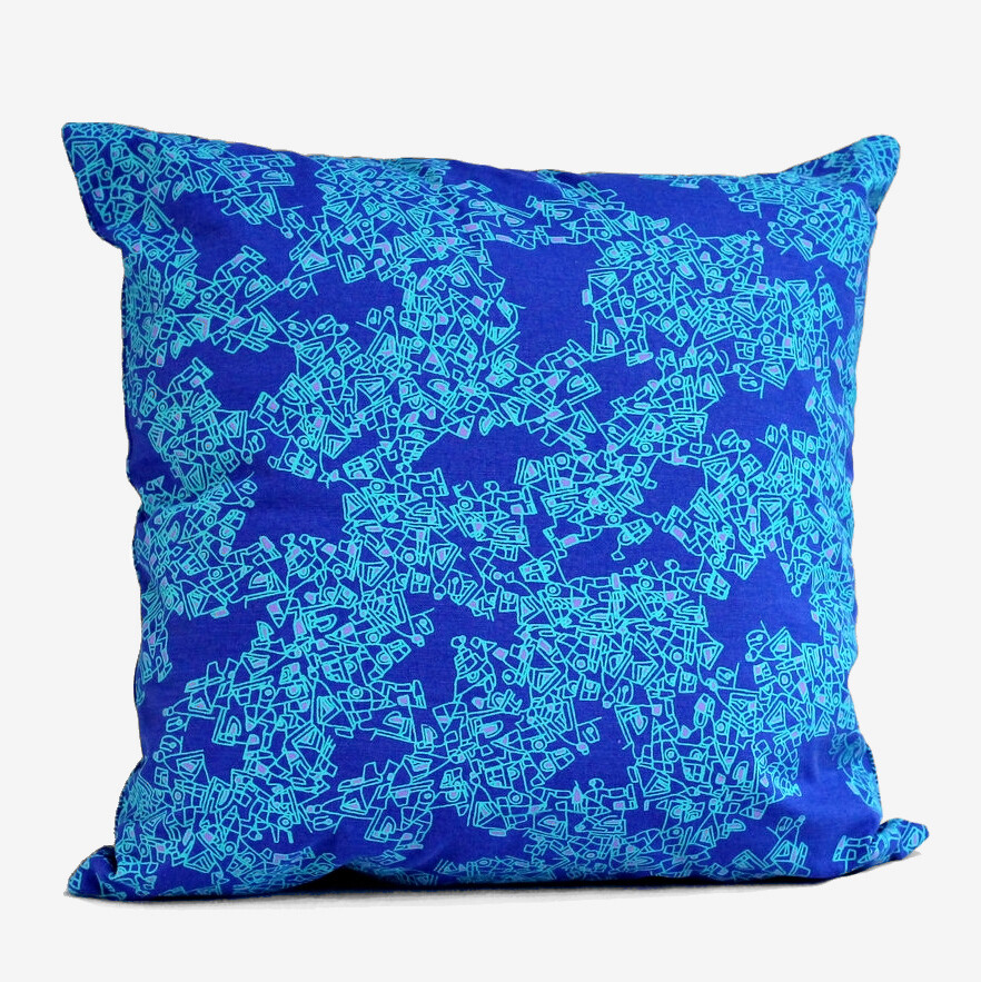 Rome Pillow, Color: Blue