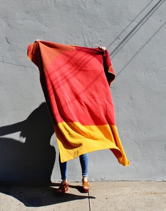 Sunrise Knit Throws