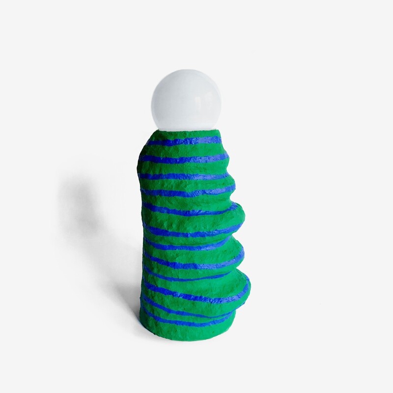 Small Blob Lamp - Striped