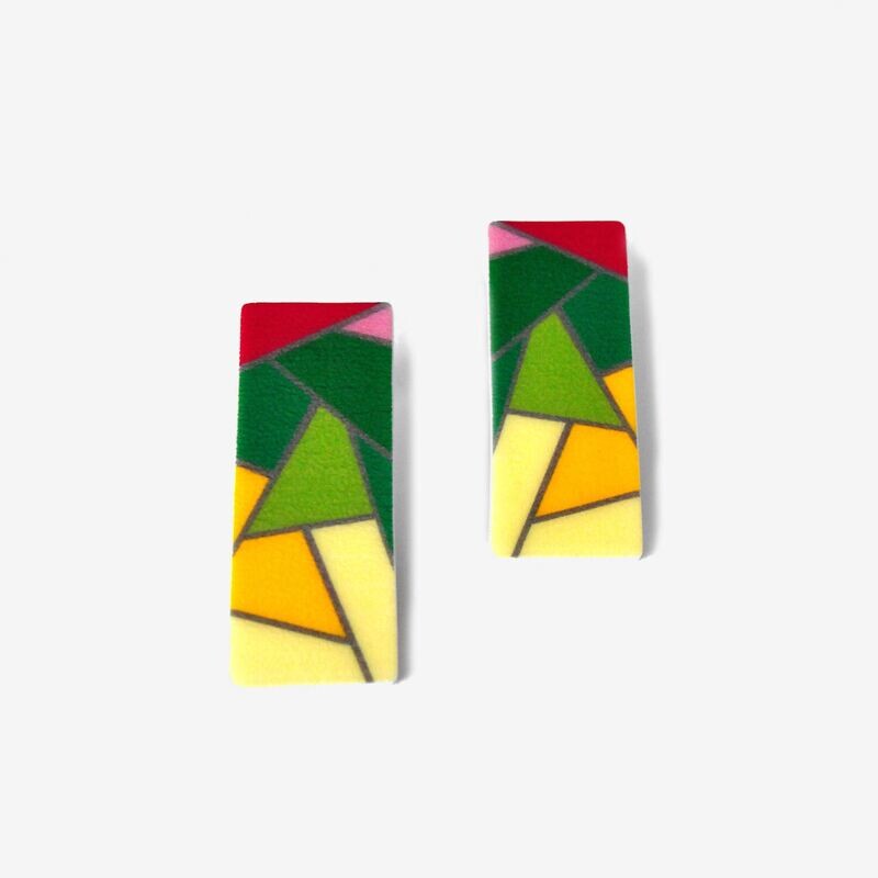 Broken Glass Earrings