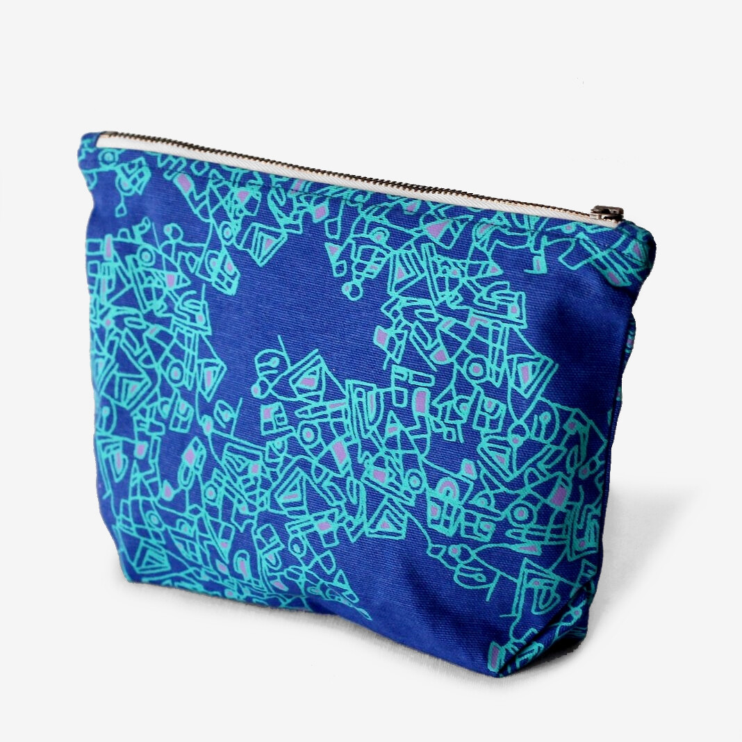 Rome Pouch, Color: Blue