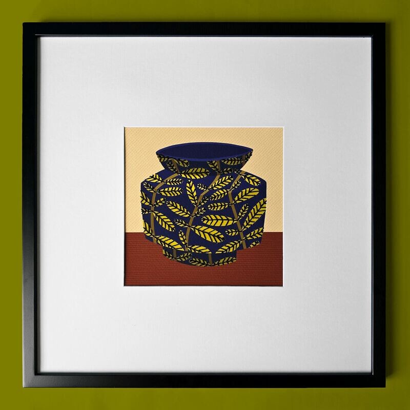"Yellow Leaves Vessel"