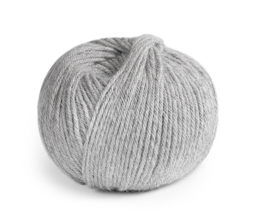 INDIECITA DK 100% BABY ALPACA gris fer