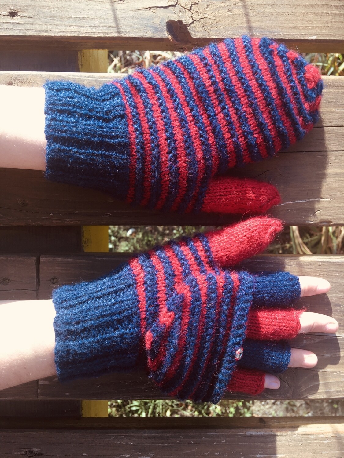 Patron: Gants-mouffles Adulte "Sacha"