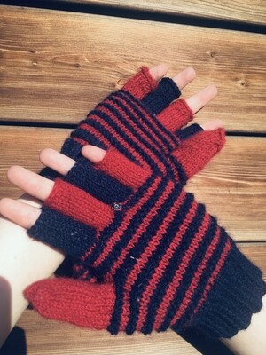 Patron: Gants-mouffles Adulte &quot;Sacha&quot;