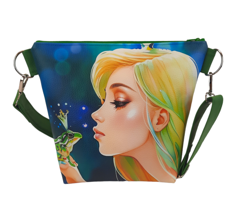 Handtasche &quot;Froschkönigin&quot; Umhängetasche, Citytasche