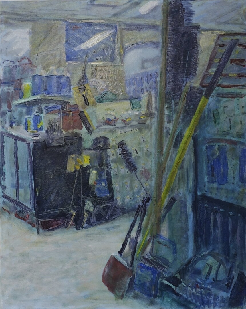 Roses the Ironmongers, Original Oil on Canvas by Jean Perrett Roses the Ironmongers, Original Oil on Canvas by Jean Perrett