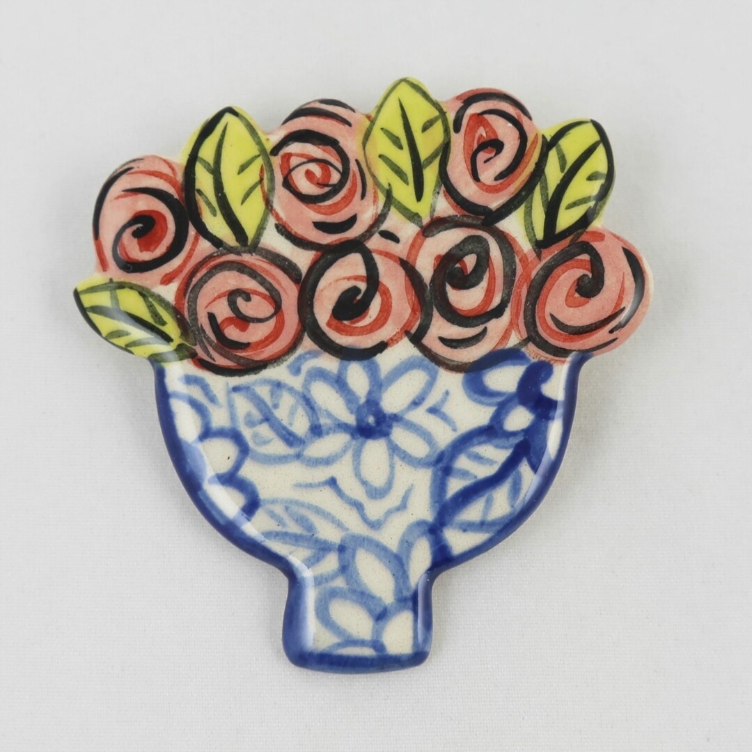 Ceramic Brooch by Gaby Bird Ceramic Brooch by Gaby Bird