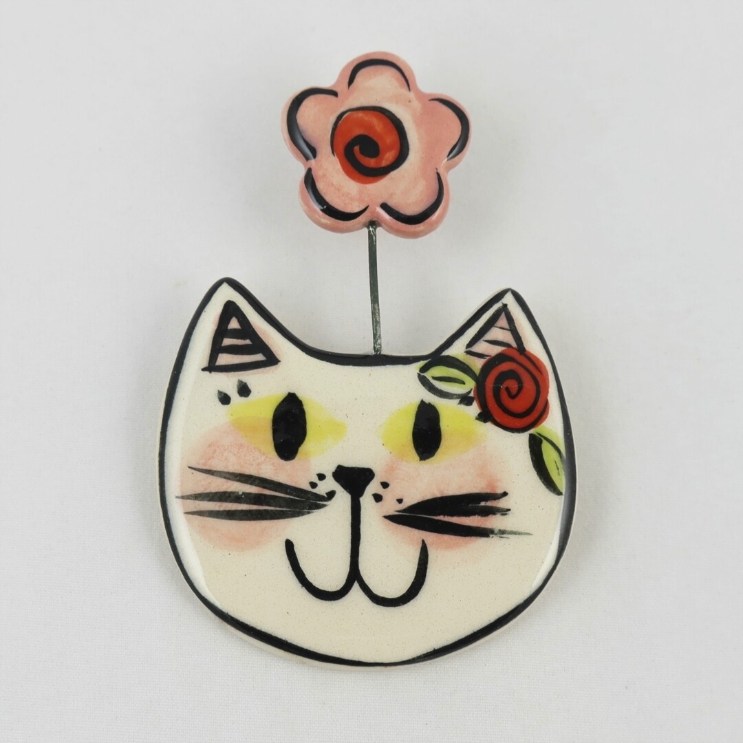 Ceramic Brooch by Gaby Bird Ceramic Brooch by Gaby Bird