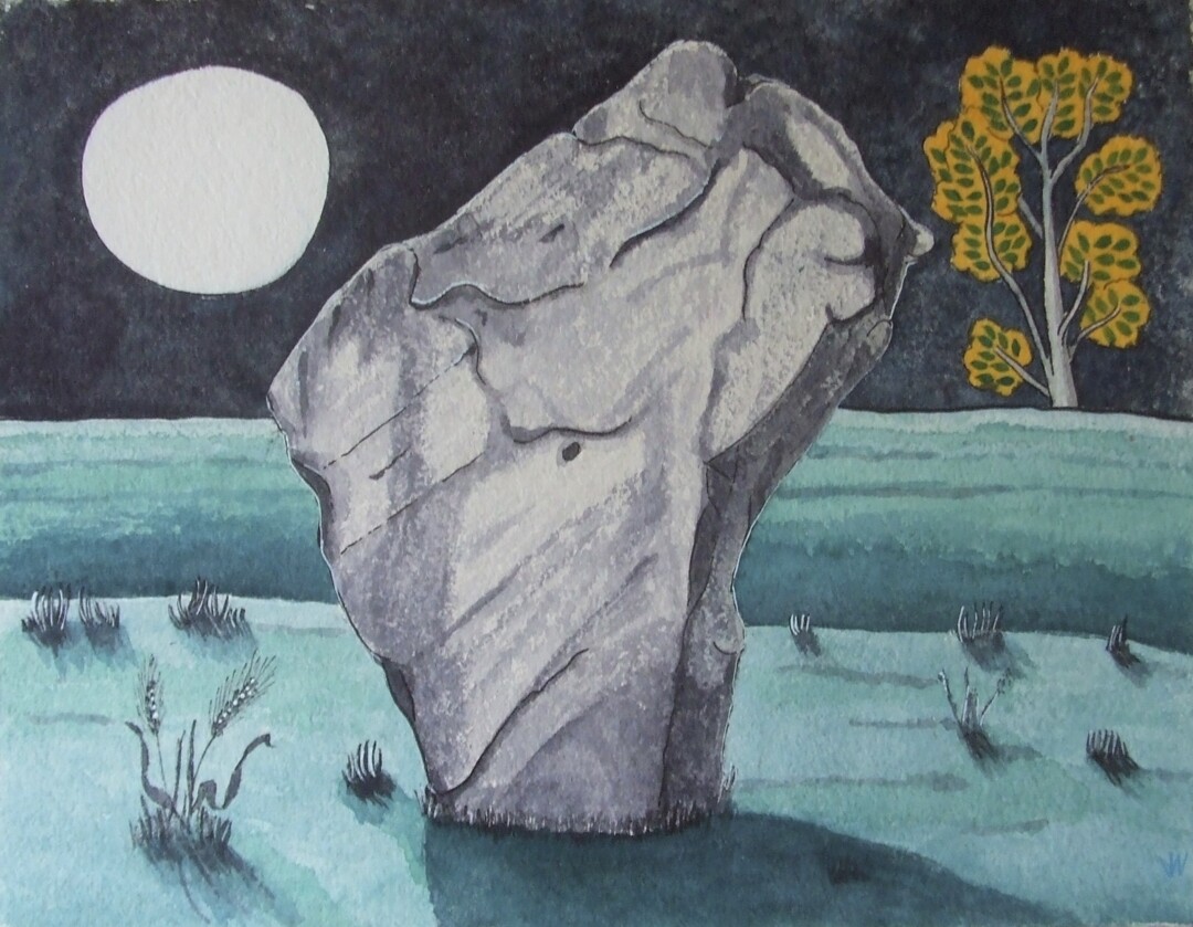 The Barber Stone Avebury, by John Walker The Barber Stone Avebury, by John Walker
