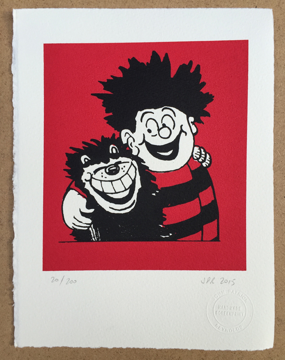 Dennis the Menace and Gnasher Hug, by John Patrick Reynolds Dennis the Menace and Gnasher Hug, by John Patrick Reynolds