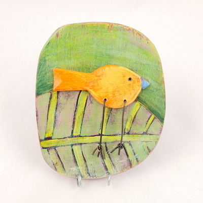 Bird Plaque, by Frances Noon Bird Plaque, by Frances Noon
