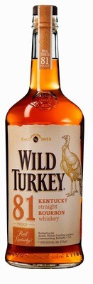 Whiskey Bourbon Wild Turkey 81 Proof Litro 40,5°