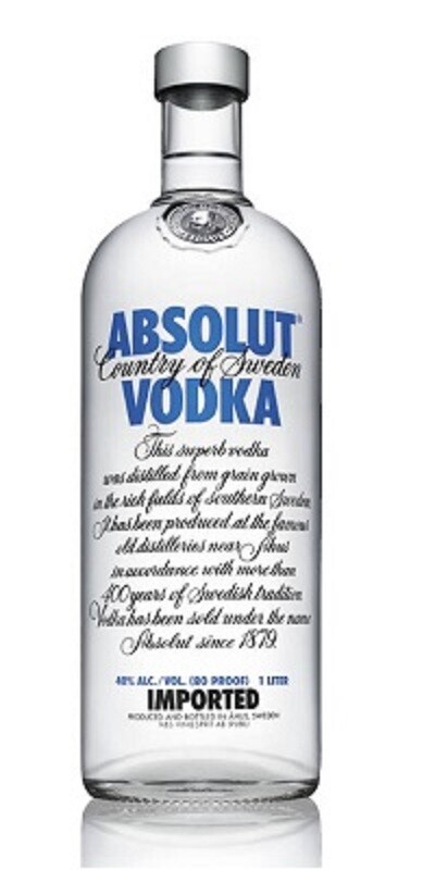 Vodka Absolut 40° Cl.5 Mignon