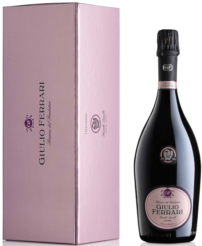 Giulio Ferrari Rosè 2007 Riserva Del Fondatore Trento Doc Cl.75 12,5% Vol  Astucciato