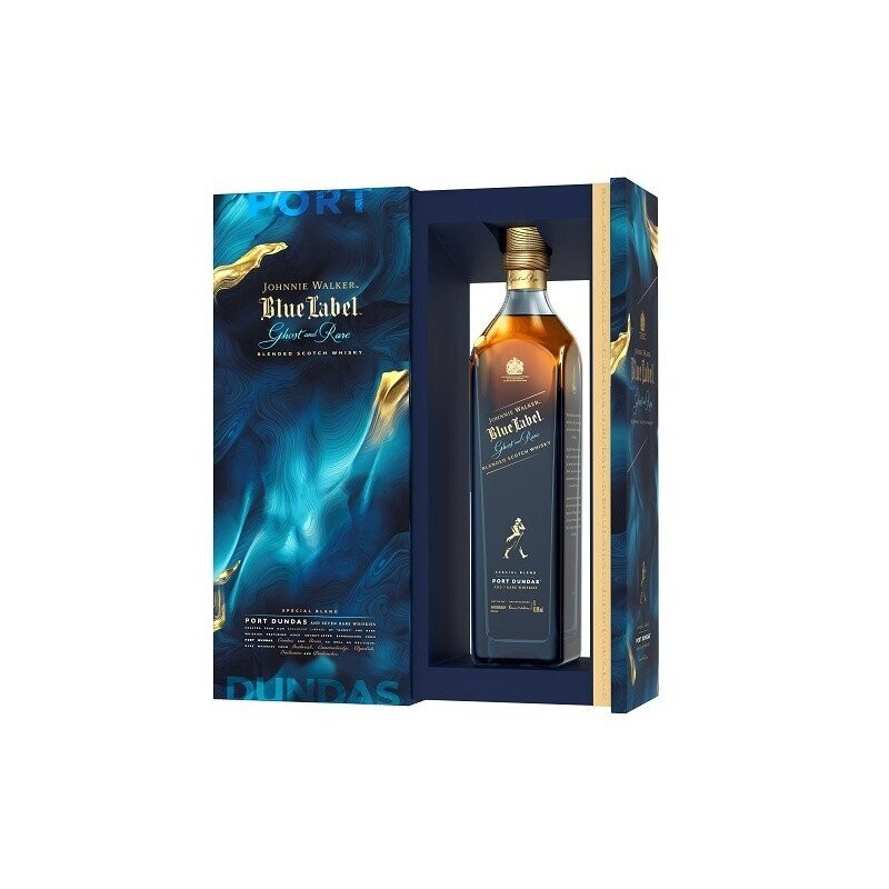 Whisky Johnnie Walker Blue Ghost And Rare Port Dundas Cl.70 43°