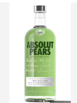 Vodka Absolut Pears Litro 40% Vol