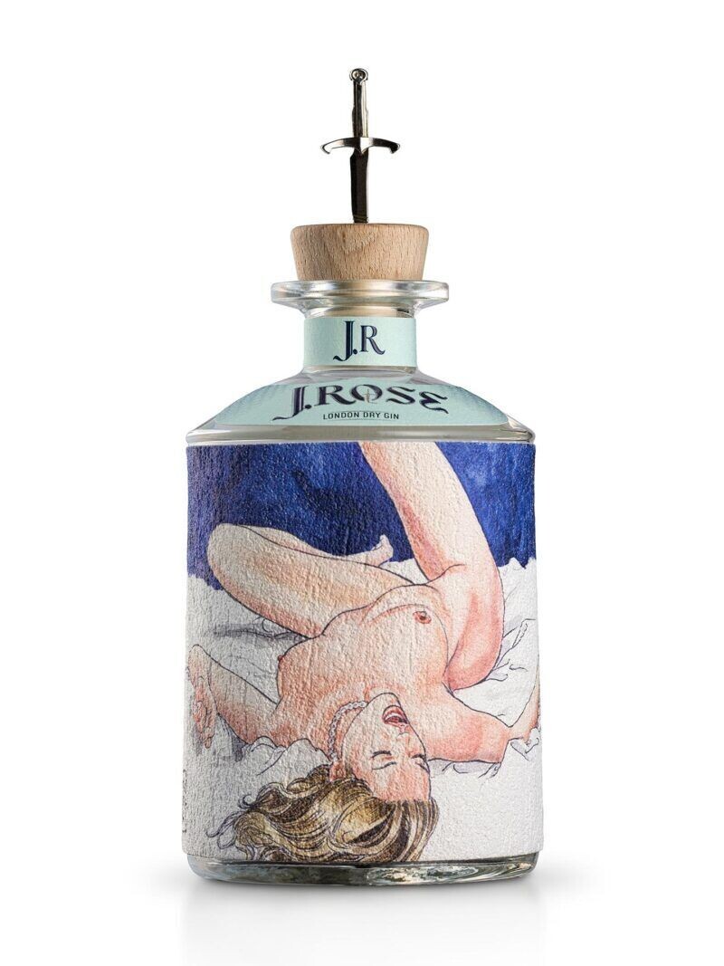 Gin J. Rose London Dry JR03 (Manara) Cl.70 43% Vol.