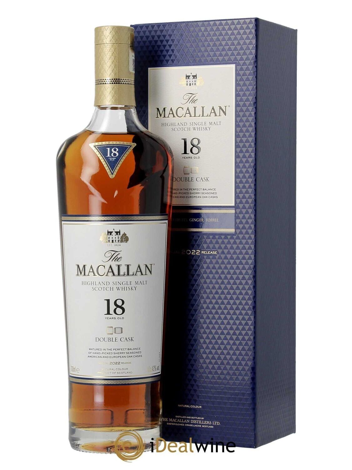 Whisky The Macallan Highland Single Malt Scotch 18Y Double Cask 2023 Cl.70 43% Vol Astucciato