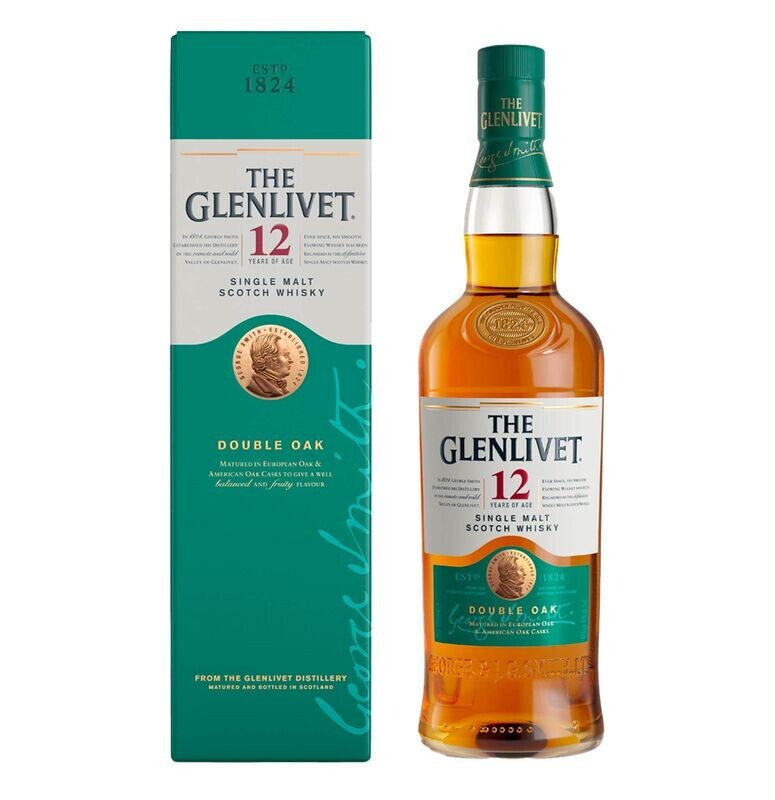Whisky The Glenlivet 12 Y Double Oak Astucciato Cl.70 40% Vol.