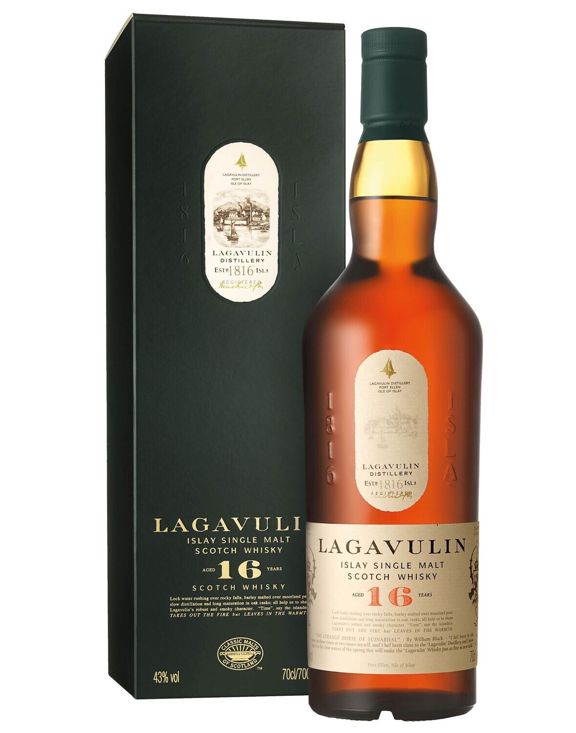 Whisky Lagavulin 16Y Cl.70 43°