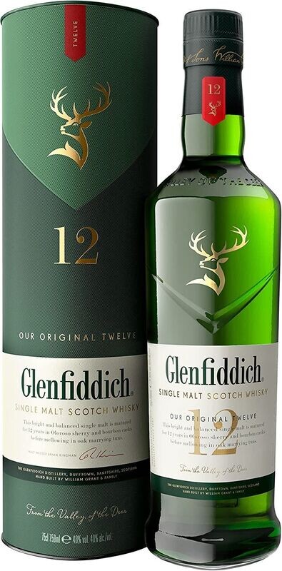 Whisky Glenfiddich 12 Y Astucciato Cl.70 40% Vol.