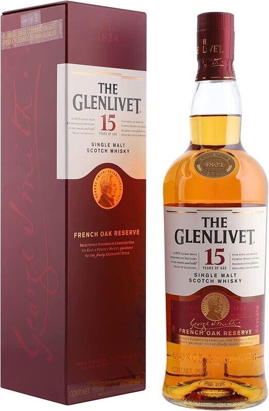 Whisky The Glenlivet 15 Y French Oak Reserve Astucciato Cl.70 40% Vol.