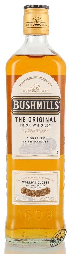 Whisky Irish Bushmills Litro 40°