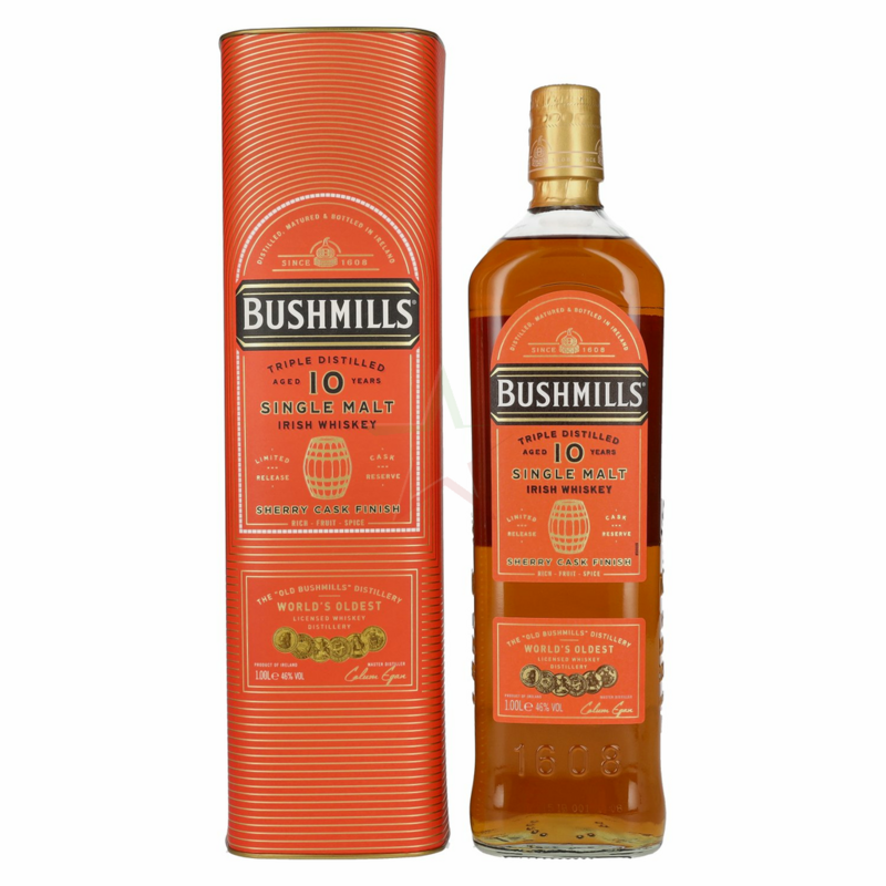 Whisky Bushmills Sherry Cask 10Y Litro 40% Vol