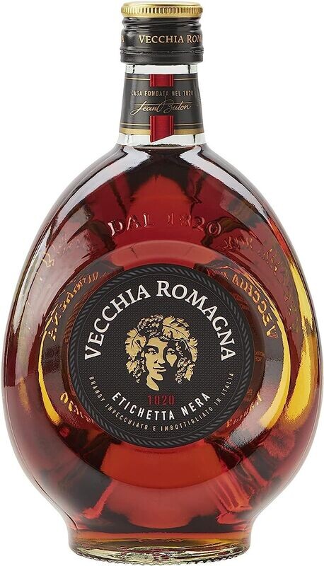 Brandy Vecchia Romagna Etichetta Nera 1 Litro 38% Vol.