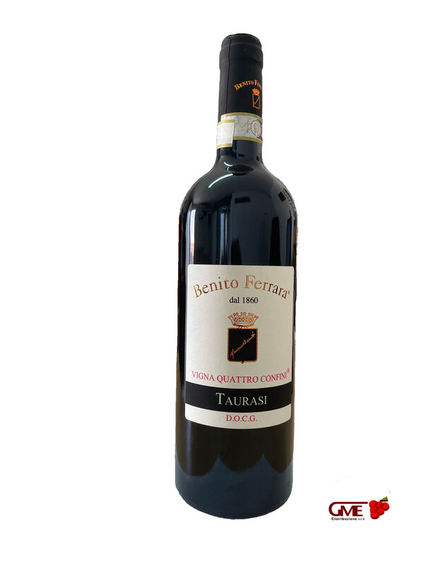 Taurasi Docg 2020 Vigna Quattro Confini Benito Ferrara Cl.75 14,5% Vol.