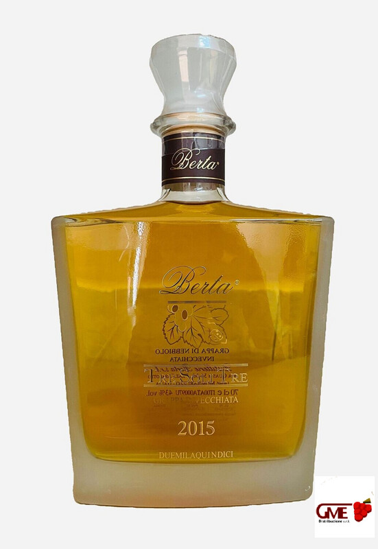 Grappa Di Nebbiolo Invecchiata Tre Soli Tre 2017 Distillerie Berta Cl.70 43% Vol.