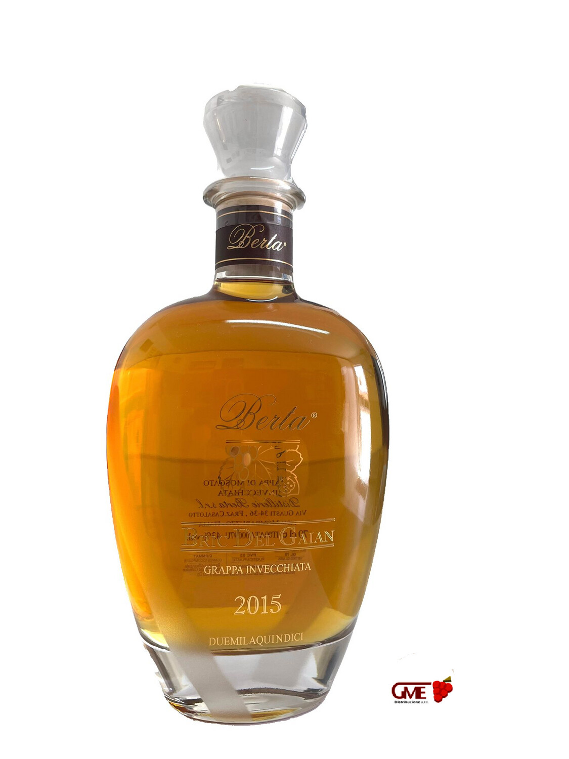 Grappa Di Moscato Invecchiata Bric Del Gaian 2015 Distillerie Berta Cl.70 43°