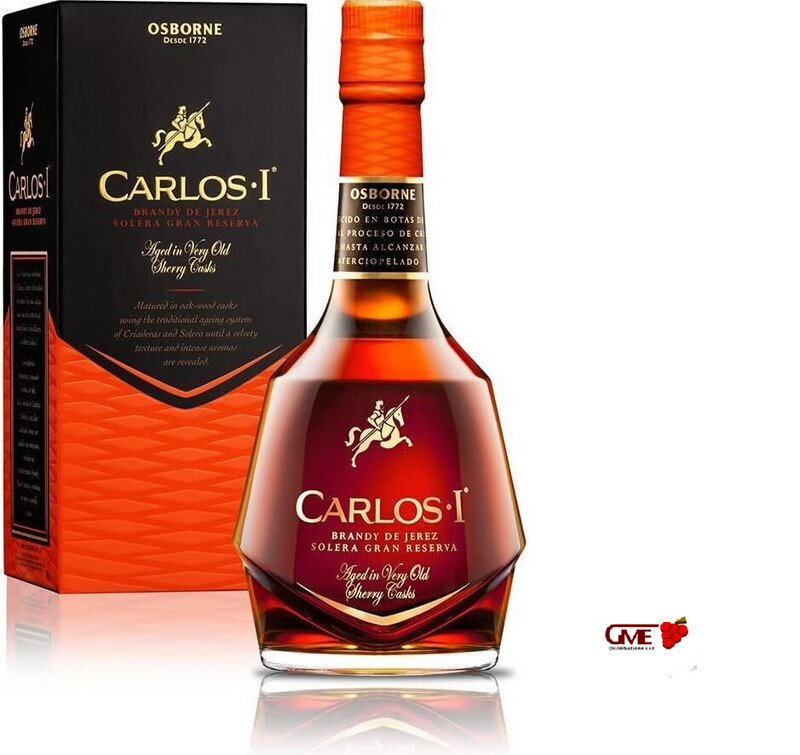 Brandy Carlos I Solera Gran Riserva Litro  40% Vol Astucciato