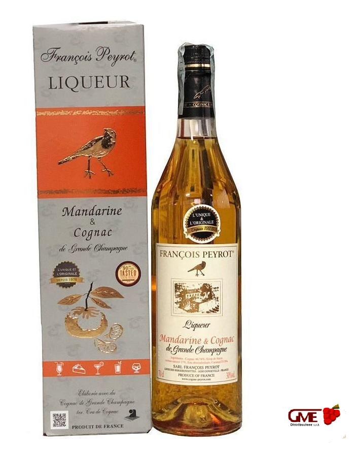 Cognac al Mandarine (Mandarino) Francois Peyrot Cl.70 30° Astucciato