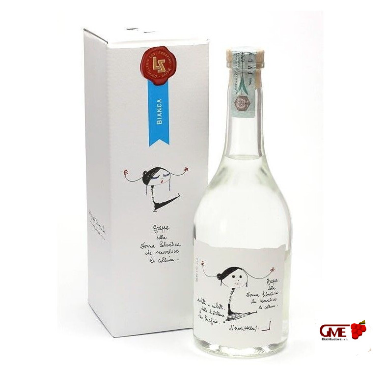 Grappa Bianca Serafino Levi Cl.70 45% Vol.