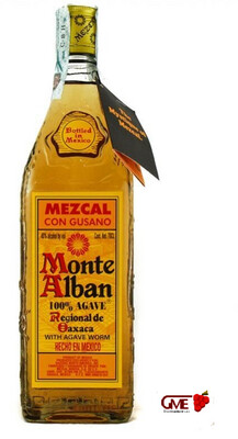 Mezcal Monte Alban Con Gusano Cl.70 40°