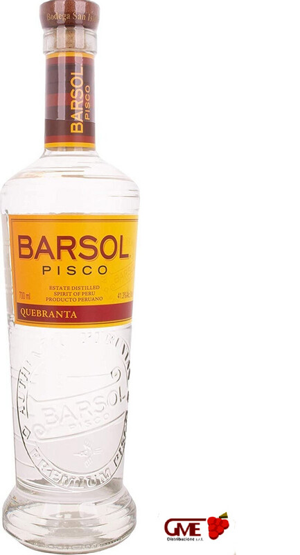 Pisco Barsol Quebranta Peruviano Cl.70 41,3% Vol.