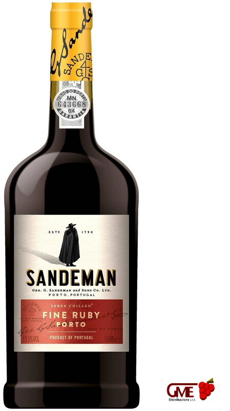 Porto Fine Ruby Sandeman 1 Litro 19,5% Vol.