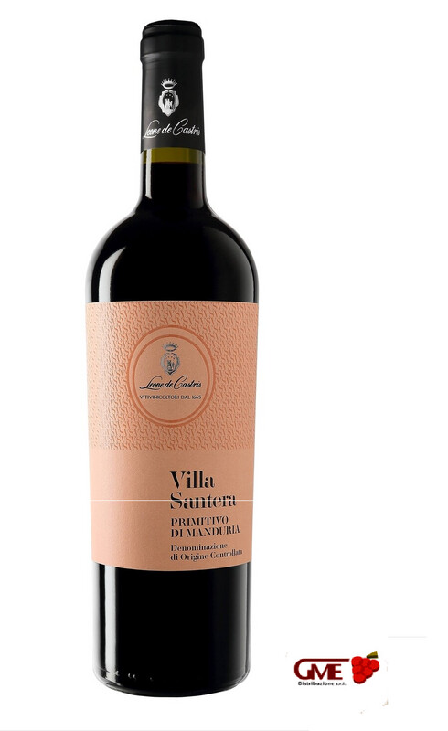 Primitivo Di Manduria Villa Santera 2023 Leone De Castris Cl.75 15% Vol